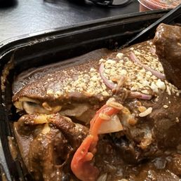 Veggies with Mole
