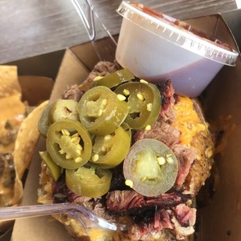 Every-Bellies - Tejas loaded baked potato - Food Trucks Near Me - Tomball, Texas Every-Bellies - Tejas loaded baked potato - Food Trucks Near Me - Tomball, Texas