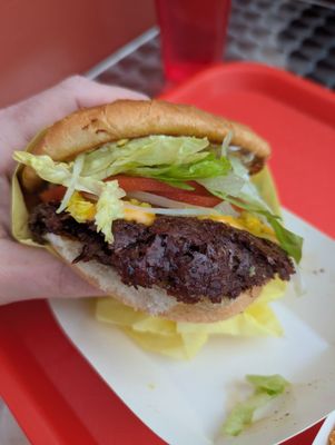 Yellow Paper Burger by null