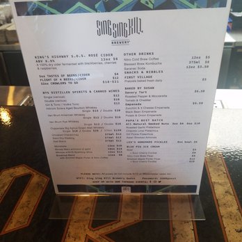 Sing Sing Kill Brewery - Breweries Near Me - Ossining, New York