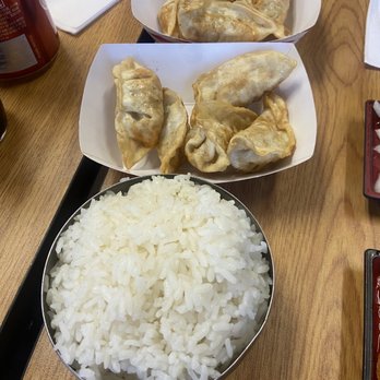 The Taste - Fried Dumplings appetizers (2orders) with the rice from the Bulgogi - Korean Near Me - Denton, Texas The Taste - Fried Dumplings appetizers (2orders) with the rice from the Bulgogi - Korean Near Me - Denton, Texas