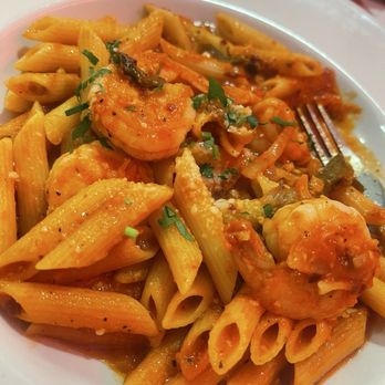 YYC Pasta Bar - Penne Arrabiata with shrimp! - Italian Near Me - Calgary, Alberta YYC Pasta Bar - Penne Arrabiata with shrimp! - Italian Near Me - Calgary, Alberta