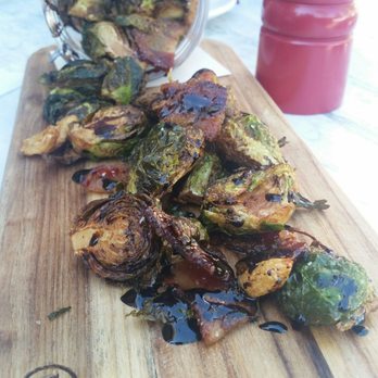 The Collins Small Batch Kitchen - Brussel sprouts, charred with candied bacon. - Bars Near Me - Phoenix, Arizona