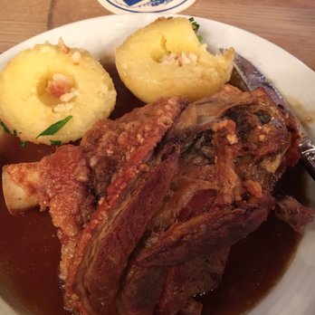 Augustiner-Keller - Half pork knuckle with dumpling - Bavarian Near Me - Munich, BY
