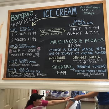 Bergey's Breadbasket - Ice cream menu - Bakeries Near Me - Chesapeake, Virginia Bergey's Breadbasket - Ice cream menu - Bakeries Near Me - Chesapeake, Virginia
