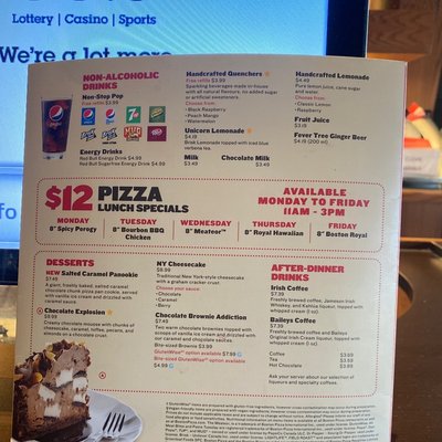 Menu photo 1 Boston Pizza Fernie, BC