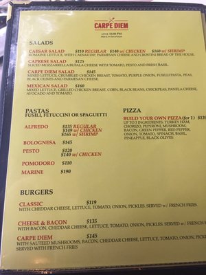 Menu photo 4 Carpe Diem Ciudad del Carmen, CAM