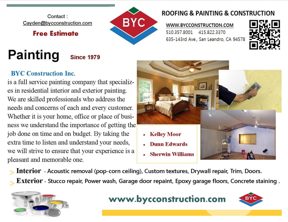Slide of BYC Roofing & Painting