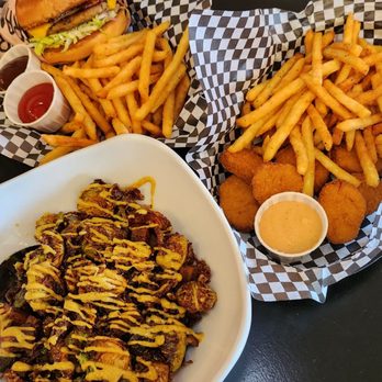 Francis Burger Joint - Garlic girl, brussell sprouts, chicken nuggets - Burgers Near Me - Minneapolis, Minnesota Francis Burger Joint - Garlic girl, brussell sprouts, chicken nuggets - Burgers Near Me - Minneapolis, Minnesota
