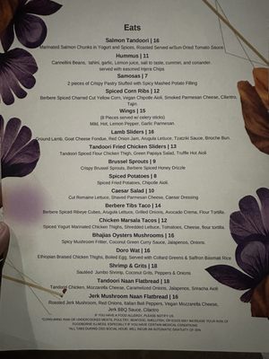 Menu photo 1 One Street Over Atlanta, GA Menu photo 1 One Street Over Atlanta, GA