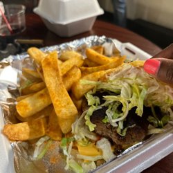 Sachs Place - One of the BEST burgers  I've had in awhile.... And I don't really do burgers!