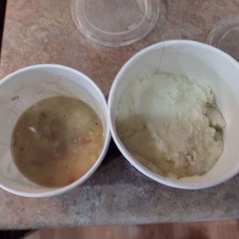 Culver's - This is a photo of a large mashed potato and gravy ordered from Culver's - Ice Cream & Frozen Yogurt Near Me - Coralville, Iowa Culver's - This is a photo of a large mashed potato and gravy ordered from Culver's - Ice Cream & Frozen Yogurt Near Me - Coralville, Iowa