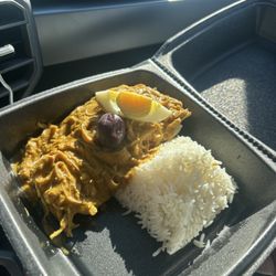 Pablo Liendo - Rice was really hard. But the sauce was amazing!! And the egg and olive on top was perfect