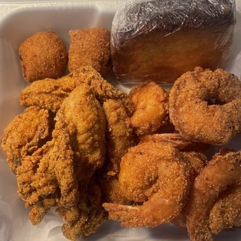 Fishbone Seafood - Oyster and Shrimp Jumbo Combo - Seafood Near Me - Menifee, California
