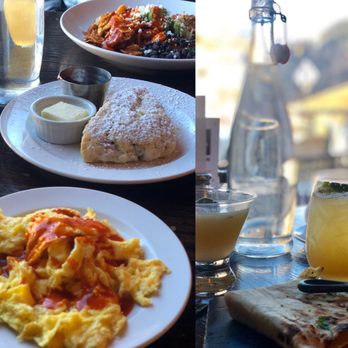 The Pullman - Fresh scone, eggs (my bad with too much hot sauce, chilaquiles), with El Royale and The Elvis cocktails. - New American Near Me - Glenwood Springs, Colorado The Pullman - Fresh scone, eggs (my bad with too much hot sauce, chilaquiles), with El Royale and The Elvis cocktails. - New American Near Me - Glenwood Springs, Colorado