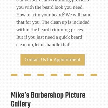 Mike's Barbershops - It says a beard cleanup is $15. But the manager will tell you there is no service. They want you to pay full price! - Barbers Near Me - Mesa, Arizona