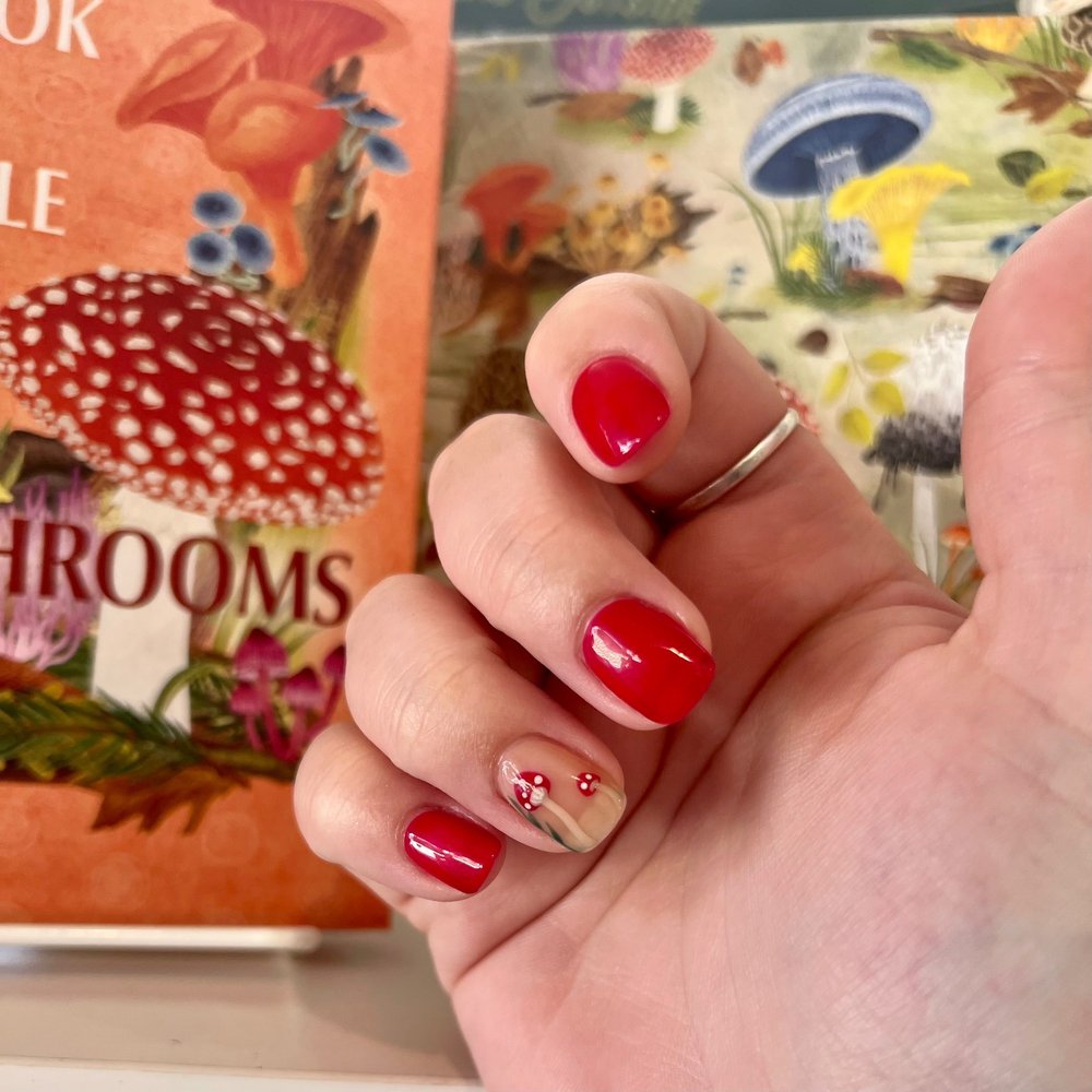 Polish Room Nail Bar - Mushroom nail art - Nail Salons Near Me - St. Louis, Missouri Polish Room Nail Bar - Mushroom nail art - Nail Salons Near Me - St. Louis, Missouri