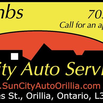 Sun City Auto Service - At SunCity Auto Services, Orillia our fully certified mechanics help you get your car or truck save on hte roads 30-day labour warranty! - Auto Repair Near Me - Orillia, Ontario Sun City Auto Service - At SunCity Auto Services, Orillia our fully certified mechanics help you get your car or truck save on hte roads 30-day labour warranty! - Auto Repair Near Me - Orillia, Ontario