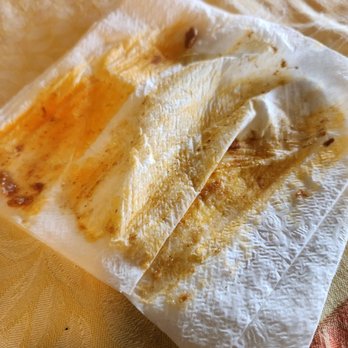 Rosie's Tamale House - Napkin saturated from the grease of one tamale - Mexican Near Me - Austin, Texas Rosie's Tamale House - Napkin saturated from the grease of one tamale - Mexican Near Me - Austin, Texas