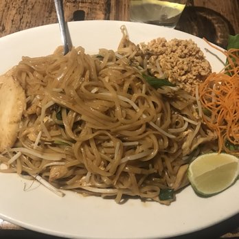 Thai Flavors - Chicken Pad Thai - Thai Near Me - Des Moines, Iowa