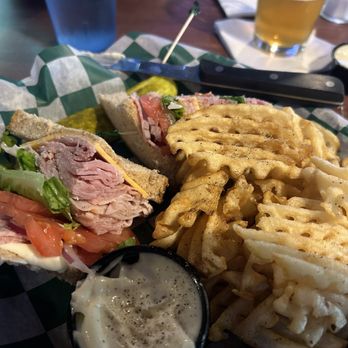 Shamrock Bar & Grille - Half Club with Fries - Breakfast & Brunch Near Me - Lexington, Kentucky Shamrock Bar & Grille - Half Club with Fries - Breakfast & Brunch Near Me - Lexington, Kentucky