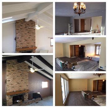 Trusted Painters - Tired of your old interior paint colors? This house was completely refreshed and look how those ceiling beams stand out now! - Painters Near Me - Rockford, Illinois Trusted Painters - Tired of your old interior paint colors? This house was completely refreshed and look how those ceiling beams stand out now! - Painters Near Me - Rockford, Illinois