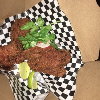 Brick & Bones - This is their there piece fried chicken basket. Get it for sure! - Cocktail Bars Near Me - Dallas, Texas