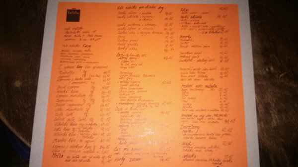 Menu photo 2 Café Kafíčko Prague, PR