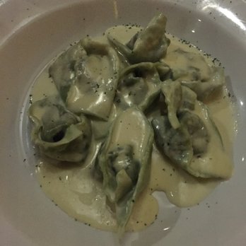 Osteria Vecchio Piemonte - Spinach Ravioli with white sauce - Italian Near Me - Miami, Florida Osteria Vecchio Piemonte - Spinach Ravioli with white sauce - Italian Near Me - Miami, Florida