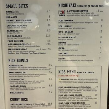 Marufuku Ramen - Menu - Noodles Near Me - Walnut Creek, California Marufuku Ramen - Menu - Noodles Near Me - Walnut Creek, California