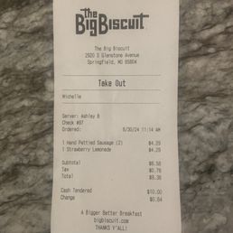 The drink price.