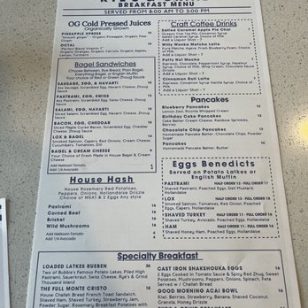 Rye's and Grind - Menu - Breakfast & Brunch Near Me - Oceanside, California