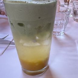 Coconut cream and mango Coconut cream and mango