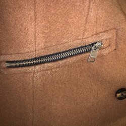 Sunflower Dry Cleaners - The pocket areas were ruined - the material is now rough and white.