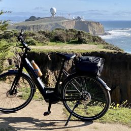 My Summit Bicycles e-bike above Maverick's! My Summit Bicycles e-bike above Maverick's!