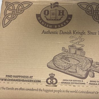 O&H Danish Bakery - shipping box - Bakeries Near Me - Racine, Wisconsin