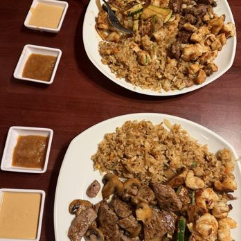 Aji Ichiban - Steak hibachi and Donovan special with fried rice - Japanese Near Me - Cincinnati, Ohio