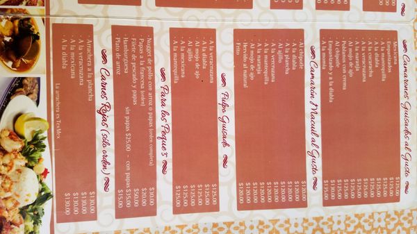 Menu photo 1 La Fragua Calvillo, MEX