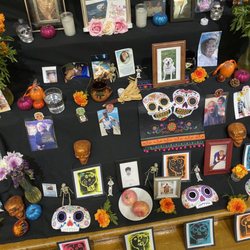 Euclid Elemtary School - Do dis de los muertos altar