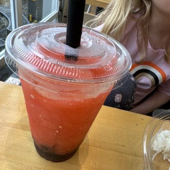 Pokeworks - Strawberry smoothie with boba! - Salad Near Me - Coeur D'Alene, Idaho Pokeworks - Strawberry smoothie with boba! - Salad Near Me - Coeur D'Alene, Idaho