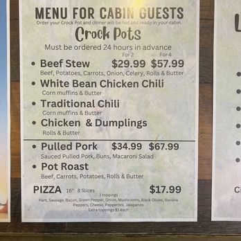Real McCoy Cabins - Family meal options - Campgrounds Near Me - Pocahontas, Virginia Real McCoy Cabins - Family meal options - Campgrounds Near Me - Pocahontas, Virginia