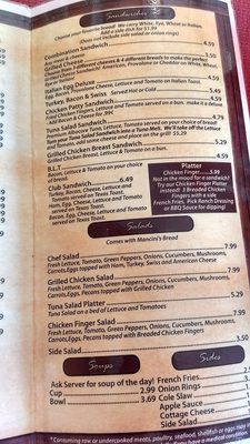 Menu photo 2 Barb's Country Junction Cafe Carnegie, PA