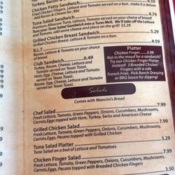 Barb's Country Junction Cafe - Barb's menu