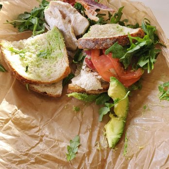 Panera Bread - Had it delivered. They kind of just threw the ingredients in a pile and wrapped it? At least its fresh... - Salad Near Me - Sand City, California