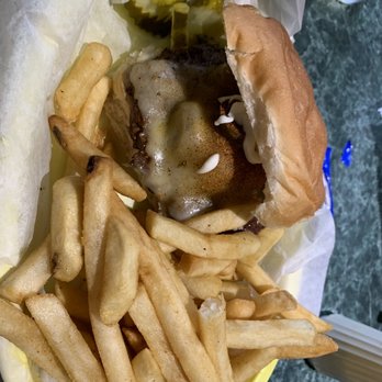Romayne's - Blue Cheese Burger and fries - Burgers Near Me - Taylors Falls, Minnesota Romayne's - Blue Cheese Burger and fries - Burgers Near Me - Taylors Falls, Minnesota