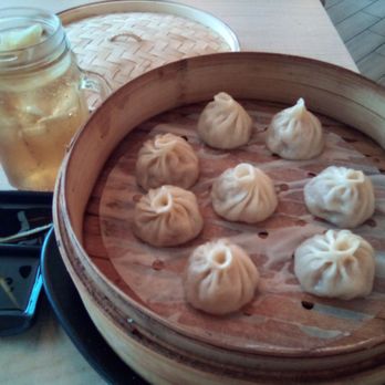 Noodle Works - Xiao long BAO + iced tea - Chinese Near Me - Albuquerque, New Mexico