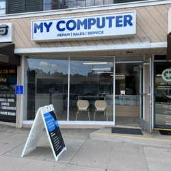 My Computer - Storefront, Parking in front.