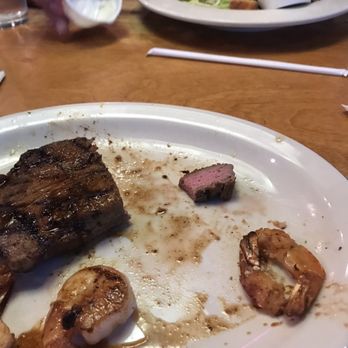 Texas Roadhouse - In progress, my sirloin and shrimp - Barbeque Near Me - Grand Island, Nebraska Texas Roadhouse - In progress, my sirloin and shrimp - Barbeque Near Me - Grand Island, Nebraska