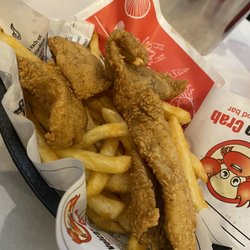 Volcano Crab - Fried Catfish Basket