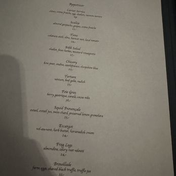 Café Laurel - Appetizer menu - French Near Me - Miami, Florida